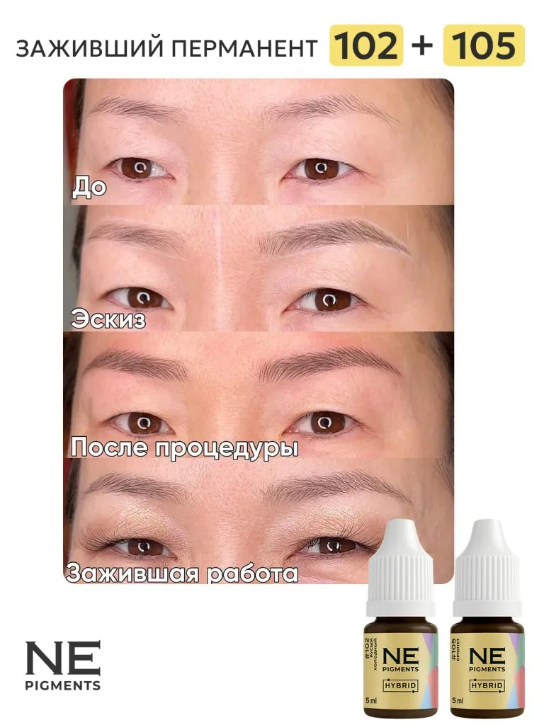 Пигмент для бровей #105 Брюнет