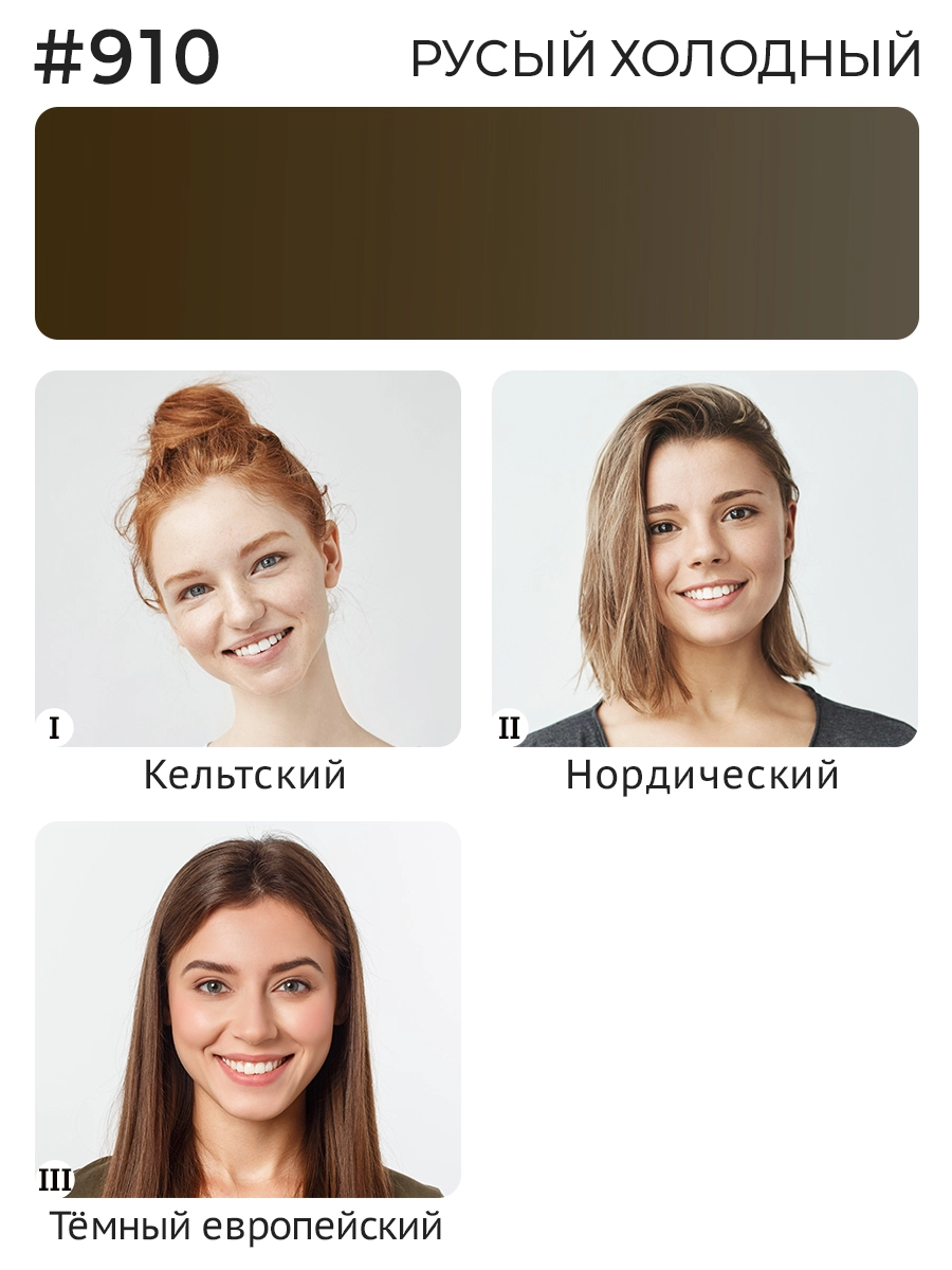 Минеральный пигмент #910 Русый Холодный