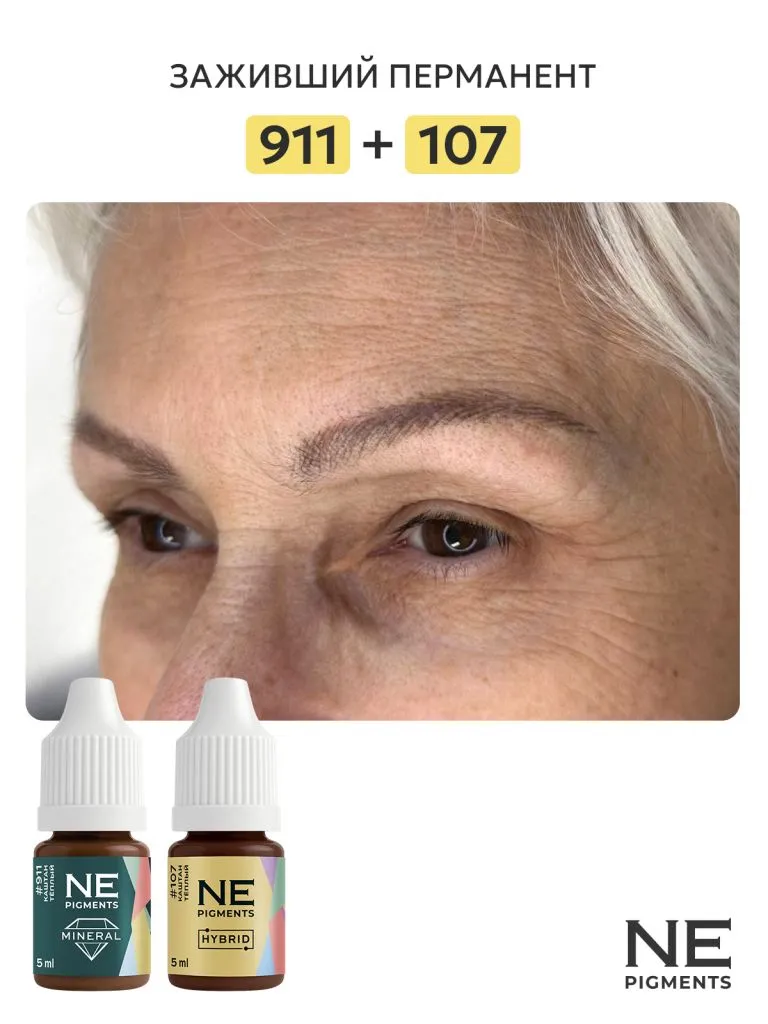 Пигмент для бровей #107 Каштан тёплый